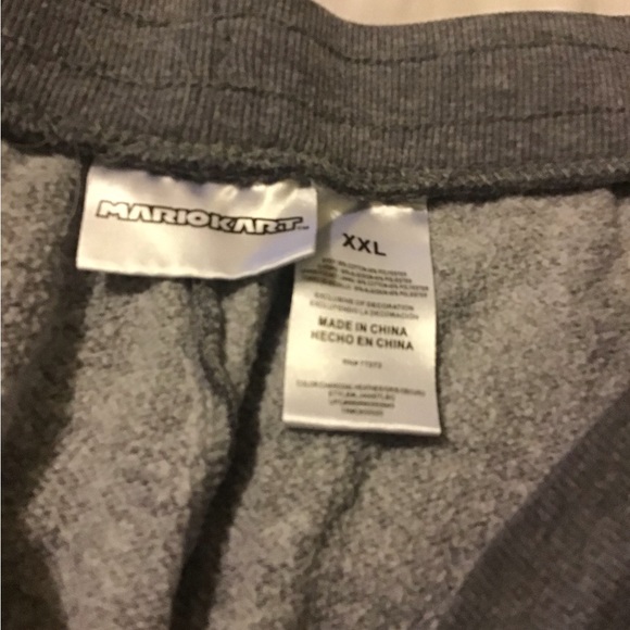 Mario Kart XXL plus size grey jogger pants - Picture 8 of 9